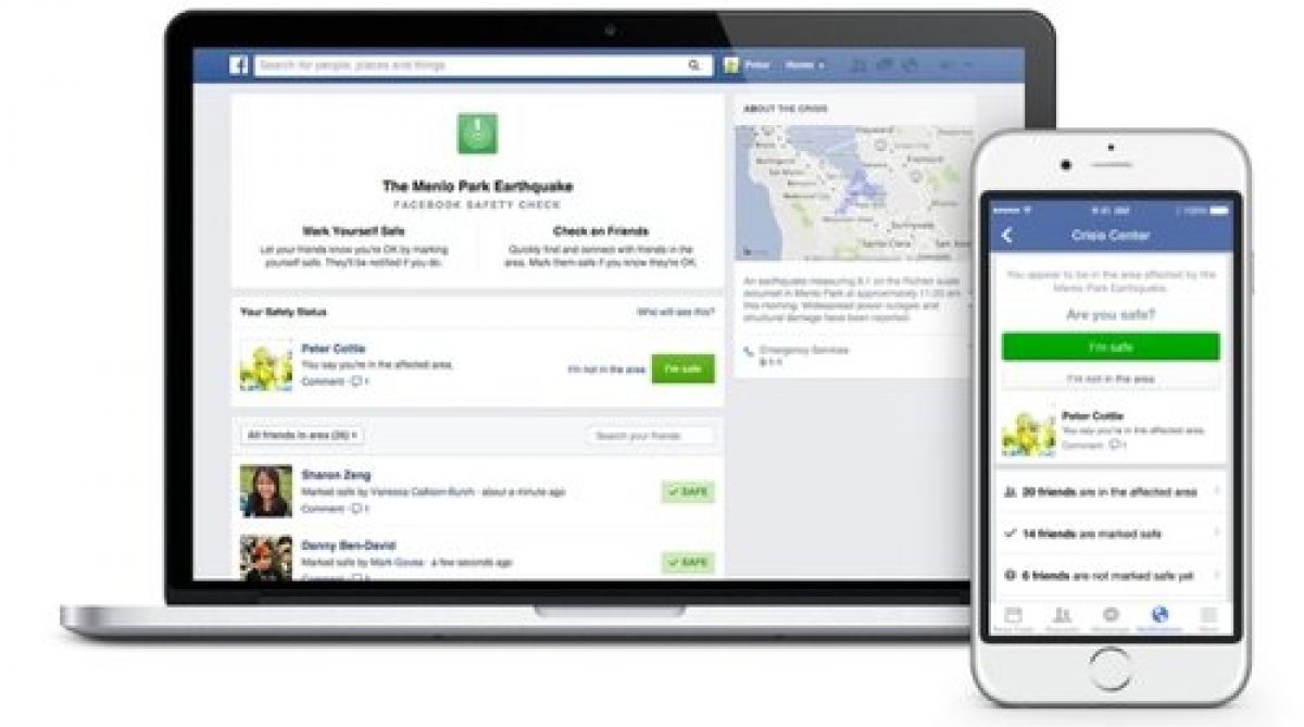 Facebook a activat funcţia „Safety Check”