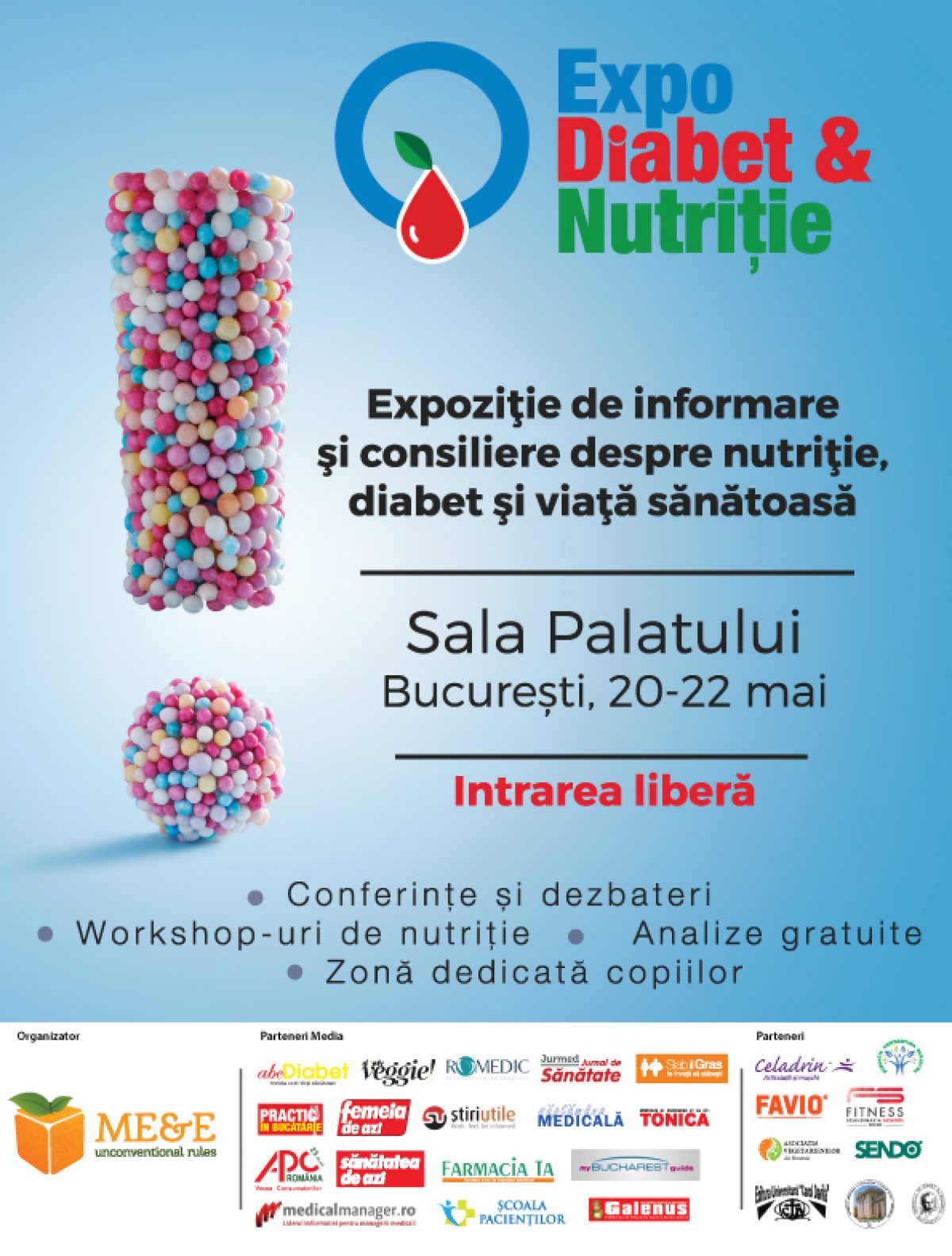 Analize şi consultaţii gratuite la ExpoDiabet & Nutriţie