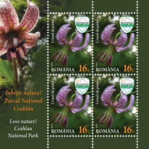 Parcul Naţional Ceahlău, pe timbre
