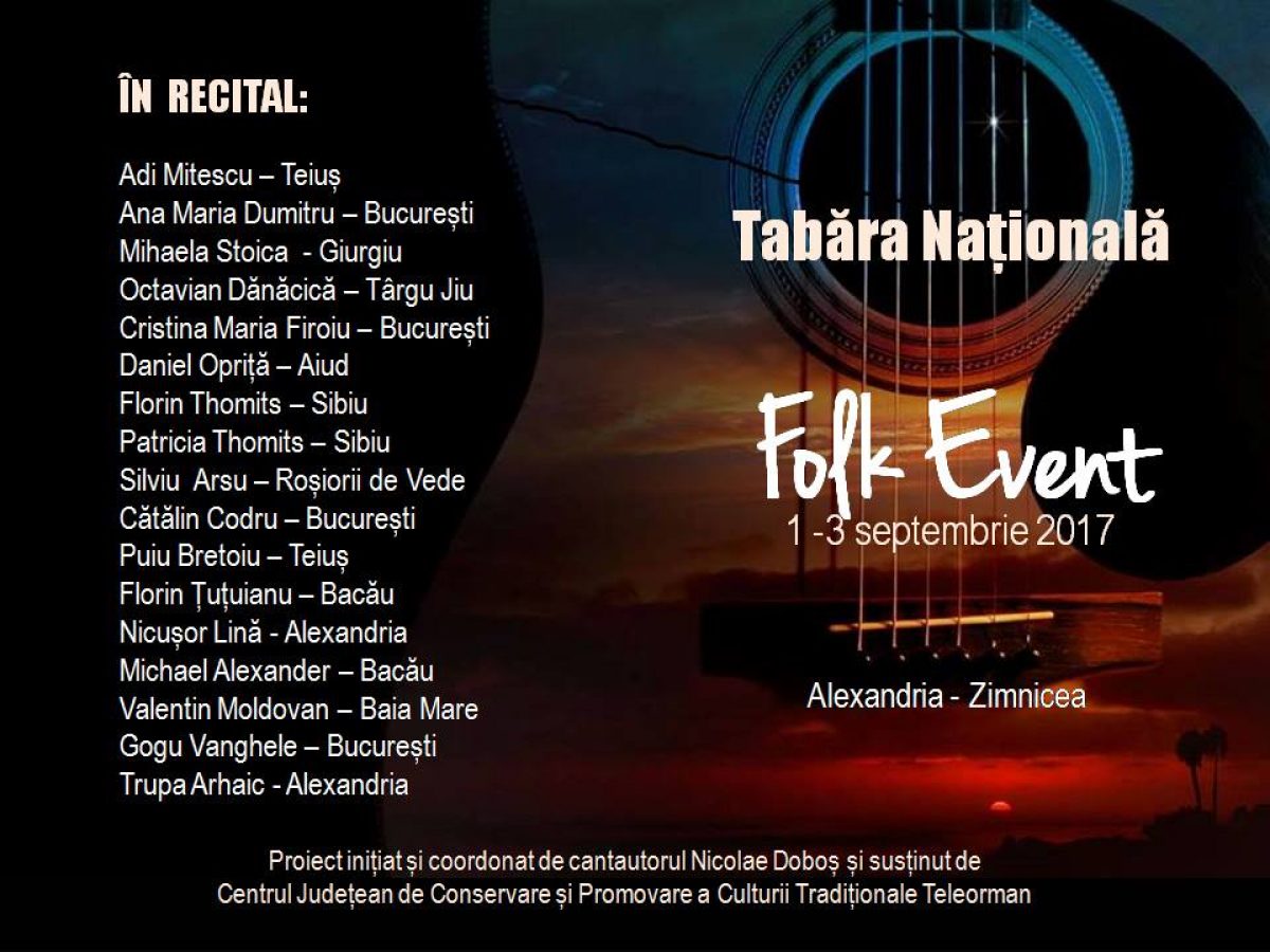 „Folk event”, prima ediţie a Festivalului din Teleorman