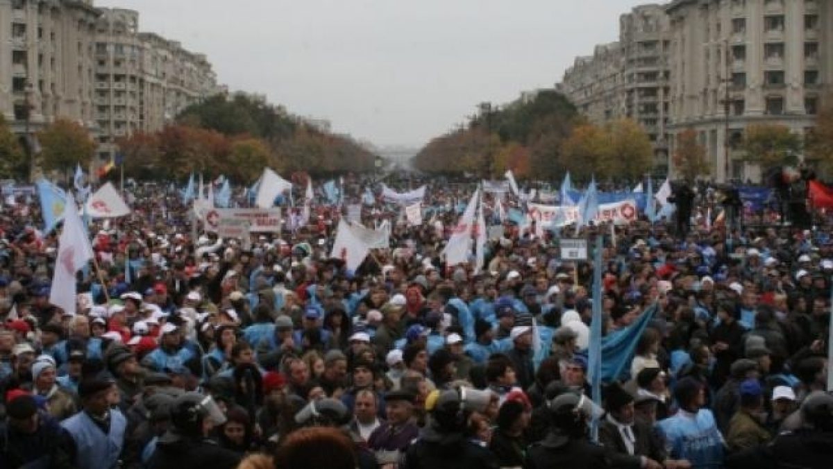 Miting antiguvernamental de proporţii în Capitală, pe 26 noiembrie