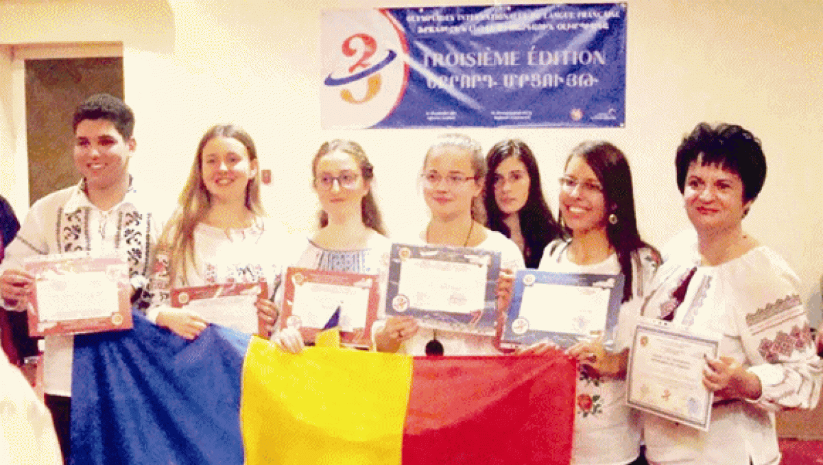 Nouă premii la Olimpiada Internațională de Limba Franceză 2018